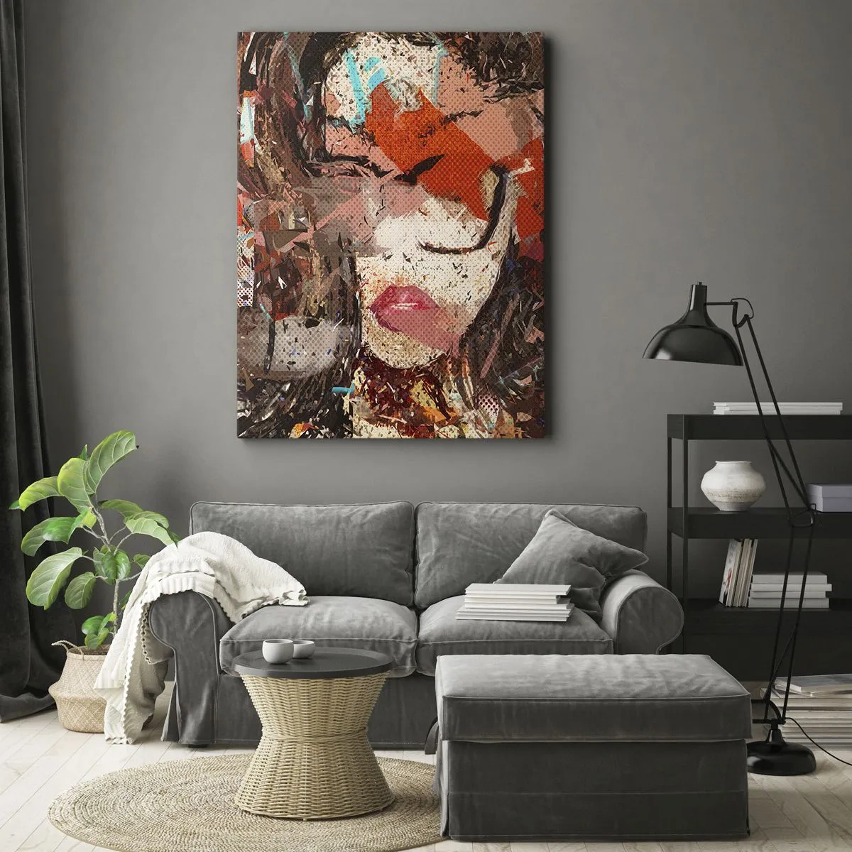 Impression sur toile - Image sur toile - Personne ne sait ce que tu es vraiment - 45x80 cm