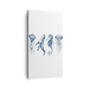 Impression sur toile - Image sur toile - Merveilles de la mer - 45x80 cm