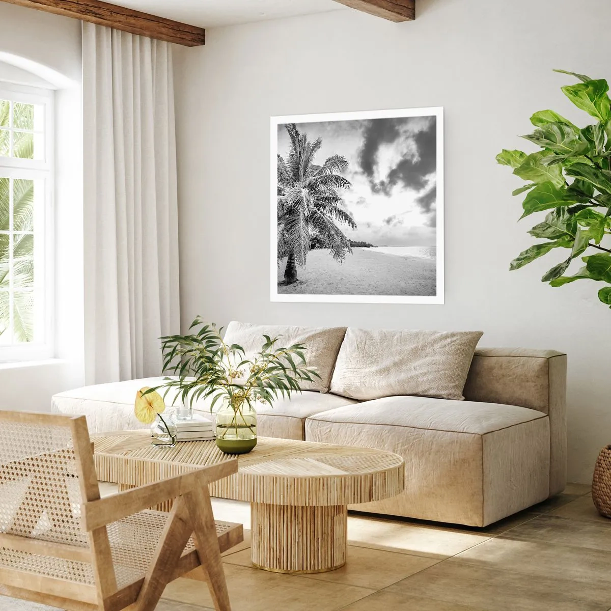 Affiche - Poster - Quand tu aspires à la solitude - 50x50 cm