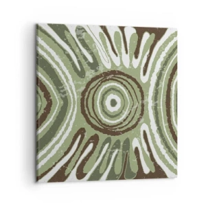 Impression sur toile - Image sur toile - Une explosion d'émotions - 60x60 cm