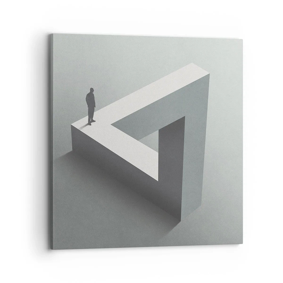 Impression sur toile - Image sur toile - Mais c'est possible - 70x70 cm