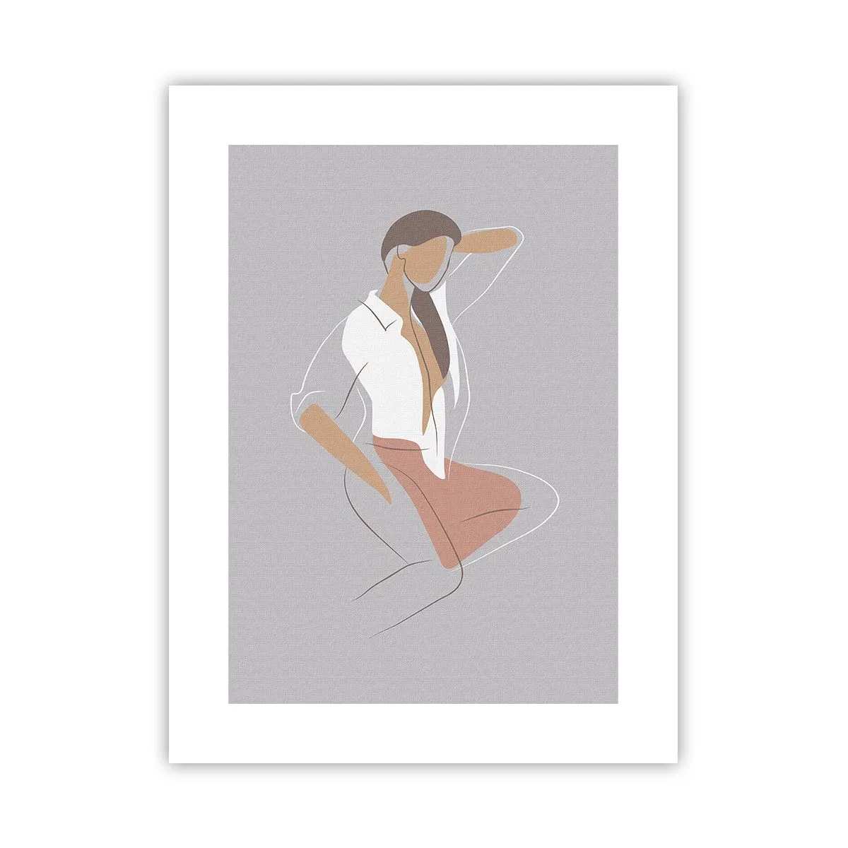 Affiche - Poster - Contour gracieux - 30x40 cm