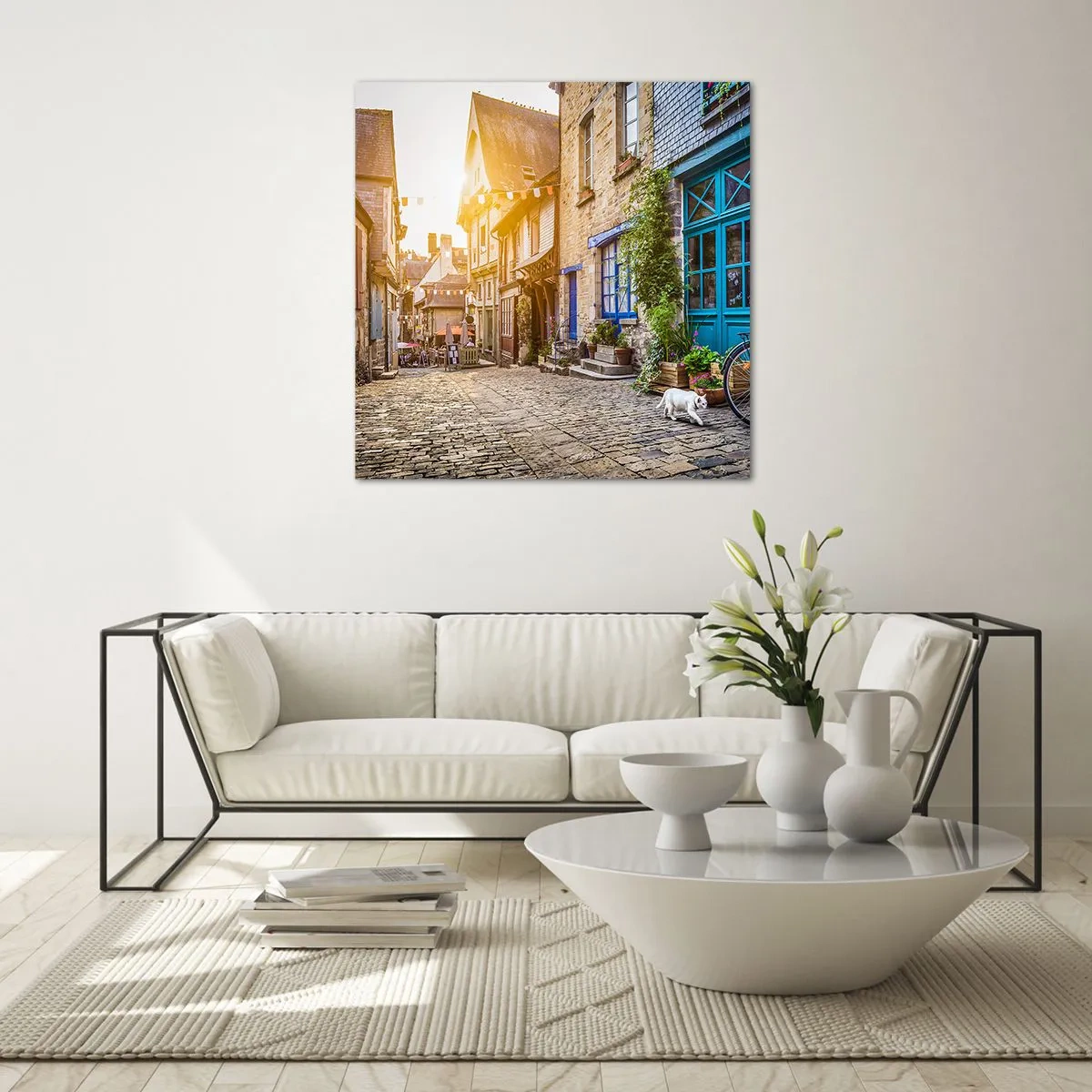 Impression sur verre - Image sur verre - Aux confins du monde - 70x70 cm