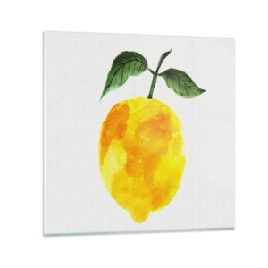 Impression sur verre - Image sur verre - Comment reconnaitre le goût du soleil - 30x30 cm