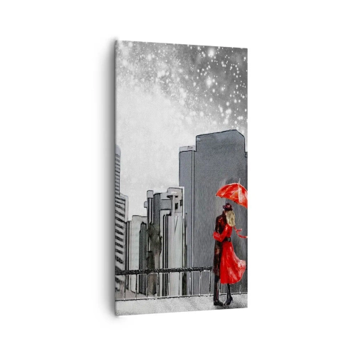 Impression sur toile - Image sur toile - L'homme n'est pas une pierre - 65x120 cm