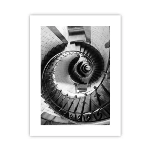 Affiche - Poster - De plus en plus haut - 30x40 cm