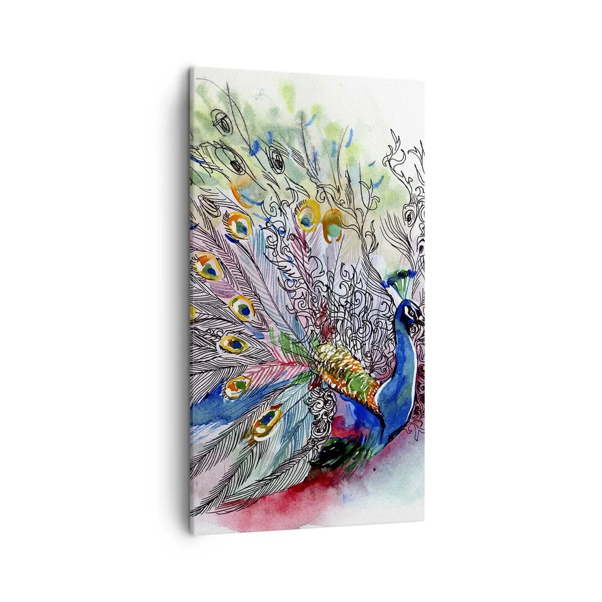 Impression sur toile - Image sur toile - Avec fierté contre la grisaille - 45x80 cm