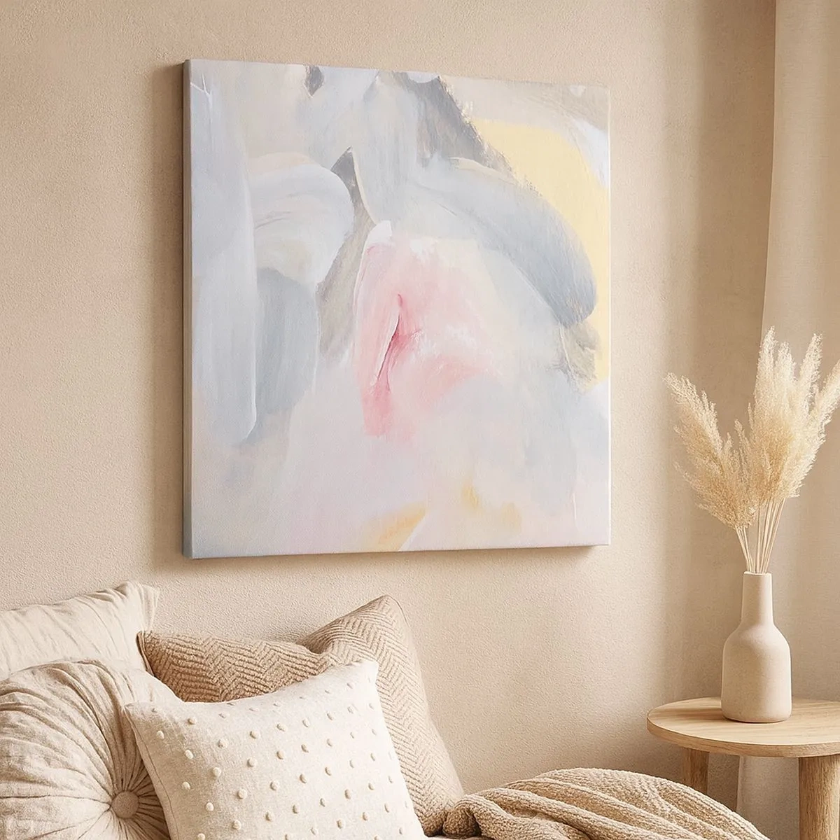 Impression sur toile - Image sur toile - Dans un monde pastel - 30x30 cm