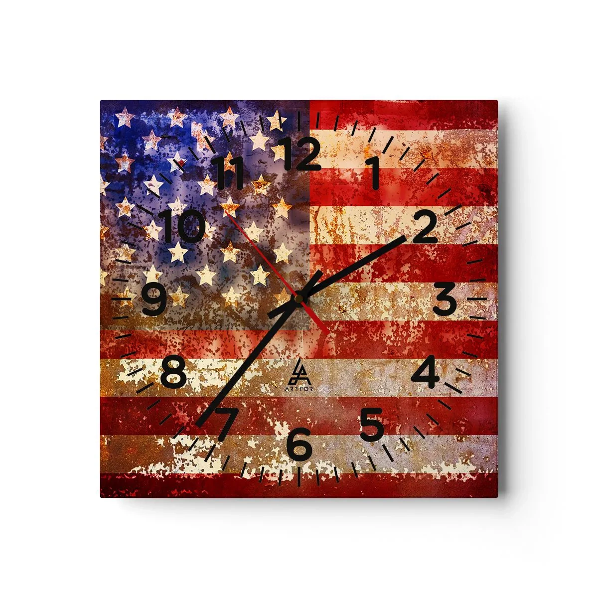 Horloge murale - Pendule murale - La gloire ne s'efface pas - 40x40 cm