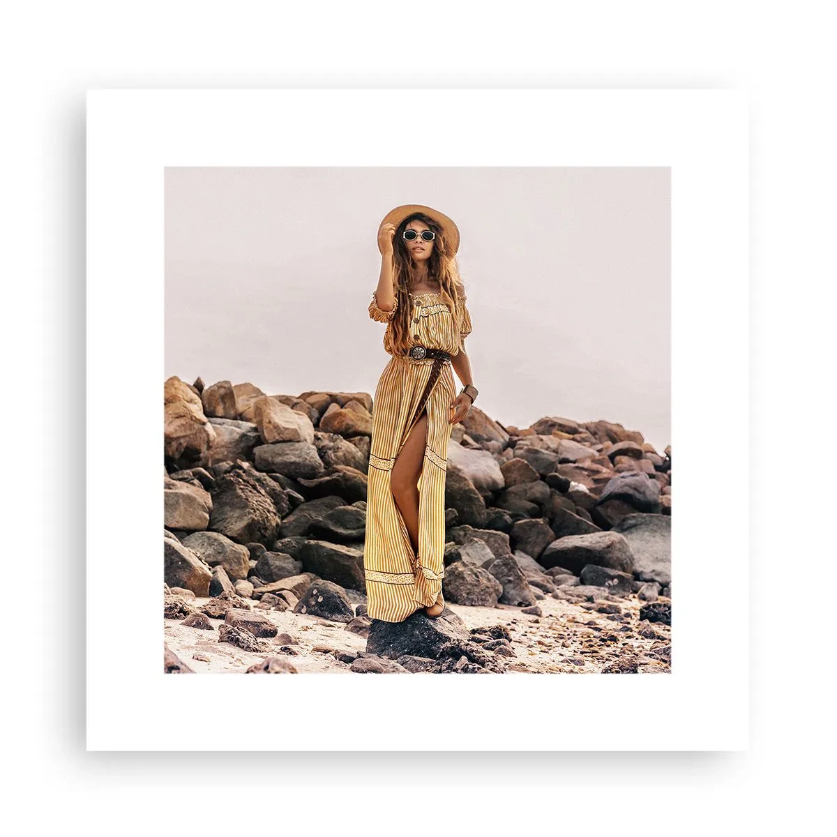 Affiche - Poster - La magie des pierres - 30x30 cm