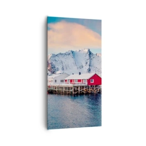 Impression sur toile - Image sur toile - Retraite dans le nord - 65x120 cm