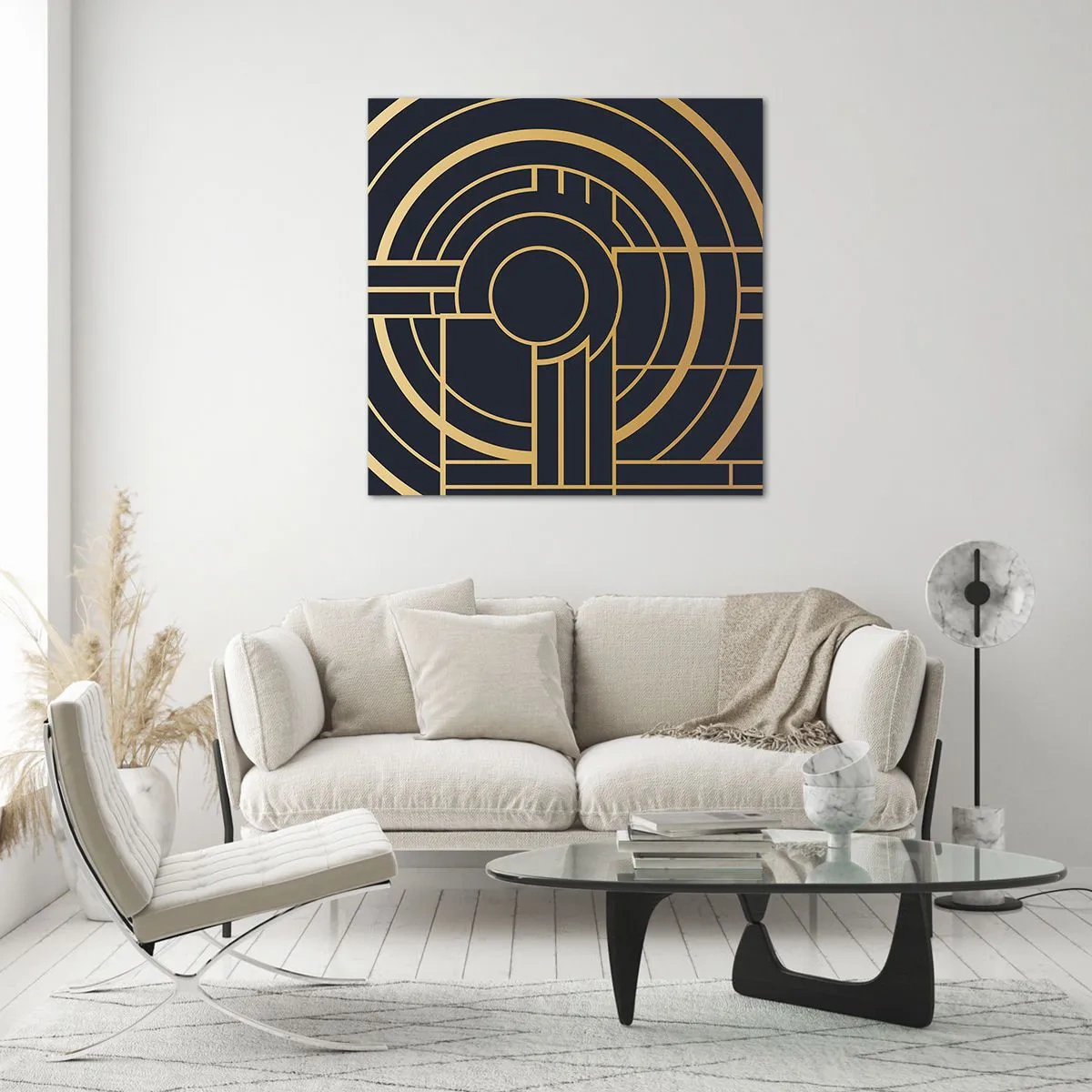 Impression sur verre - Image sur verre - Rotation des éléments - 40x40 cm