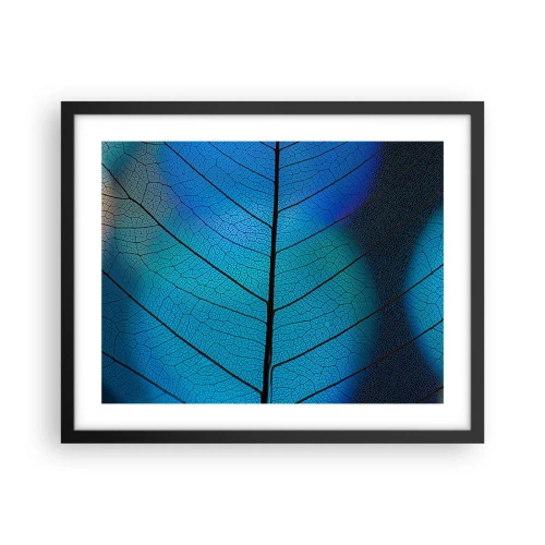 Affiche dans un cadre noir - Poster - Construction complexe - 50x40 cm