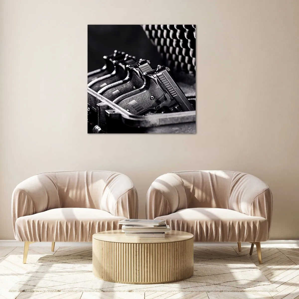 Impression sur verre - Image sur verre - Sport masculin - 70x70 cm