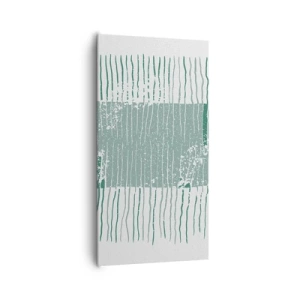 Impression sur toile - Image sur toile - Abstraction de la mer - 65x120 cm