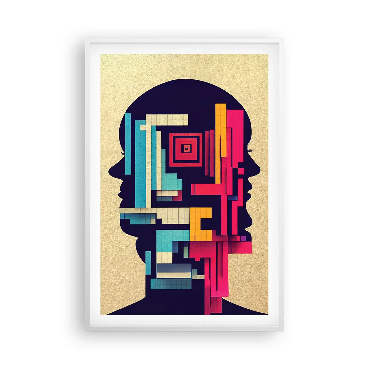 Affiche dans un cadre blanc - Poster - De nouvelles obligations - 61x91 cm