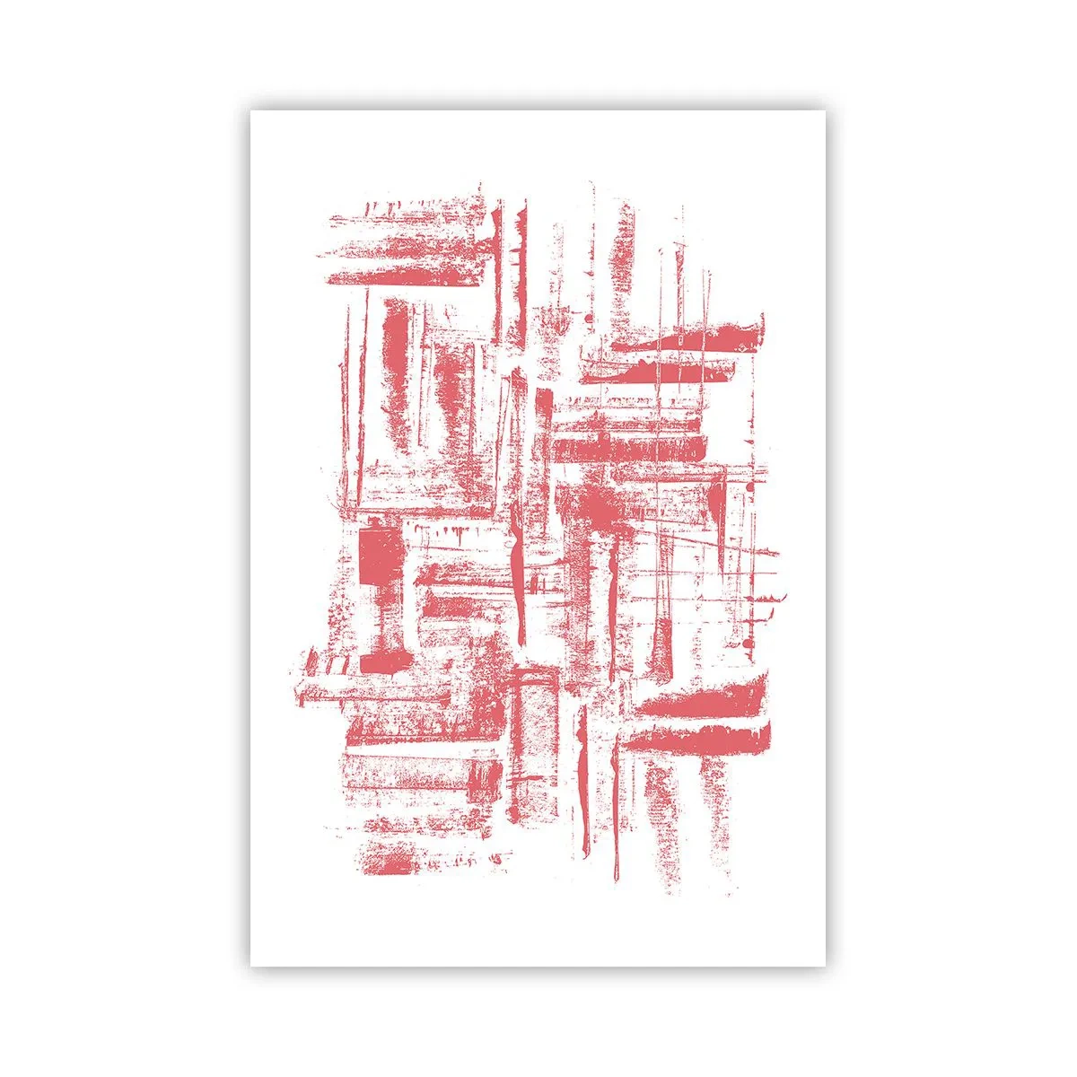 Affiche - Poster - La ville rouge - 61x91 cm
