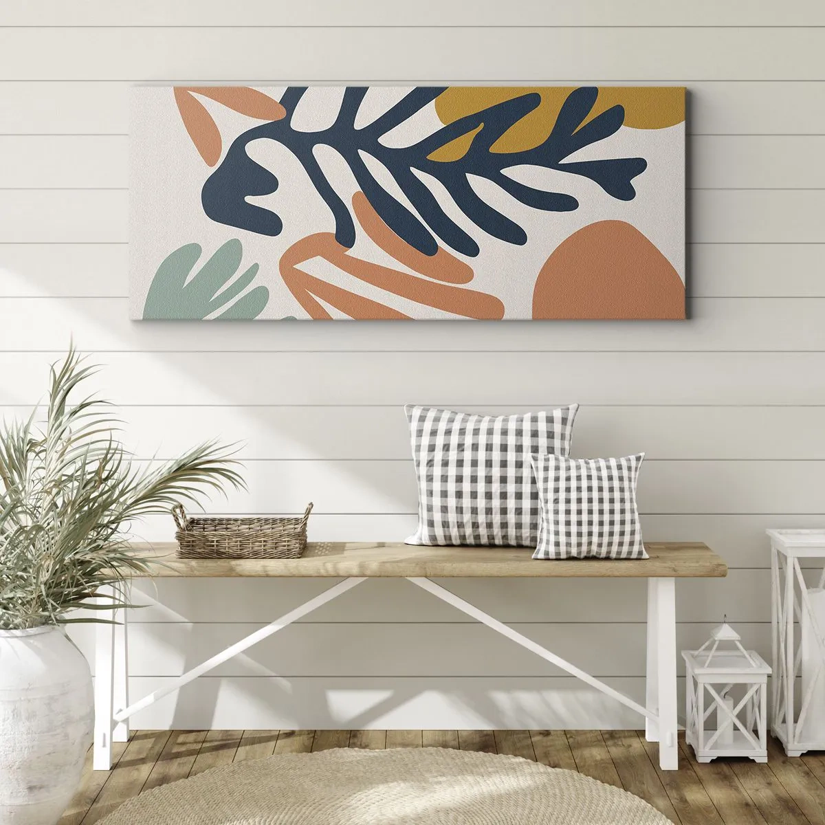 Impression sur toile - Image sur toile - Mers de corail - 90x30 cm