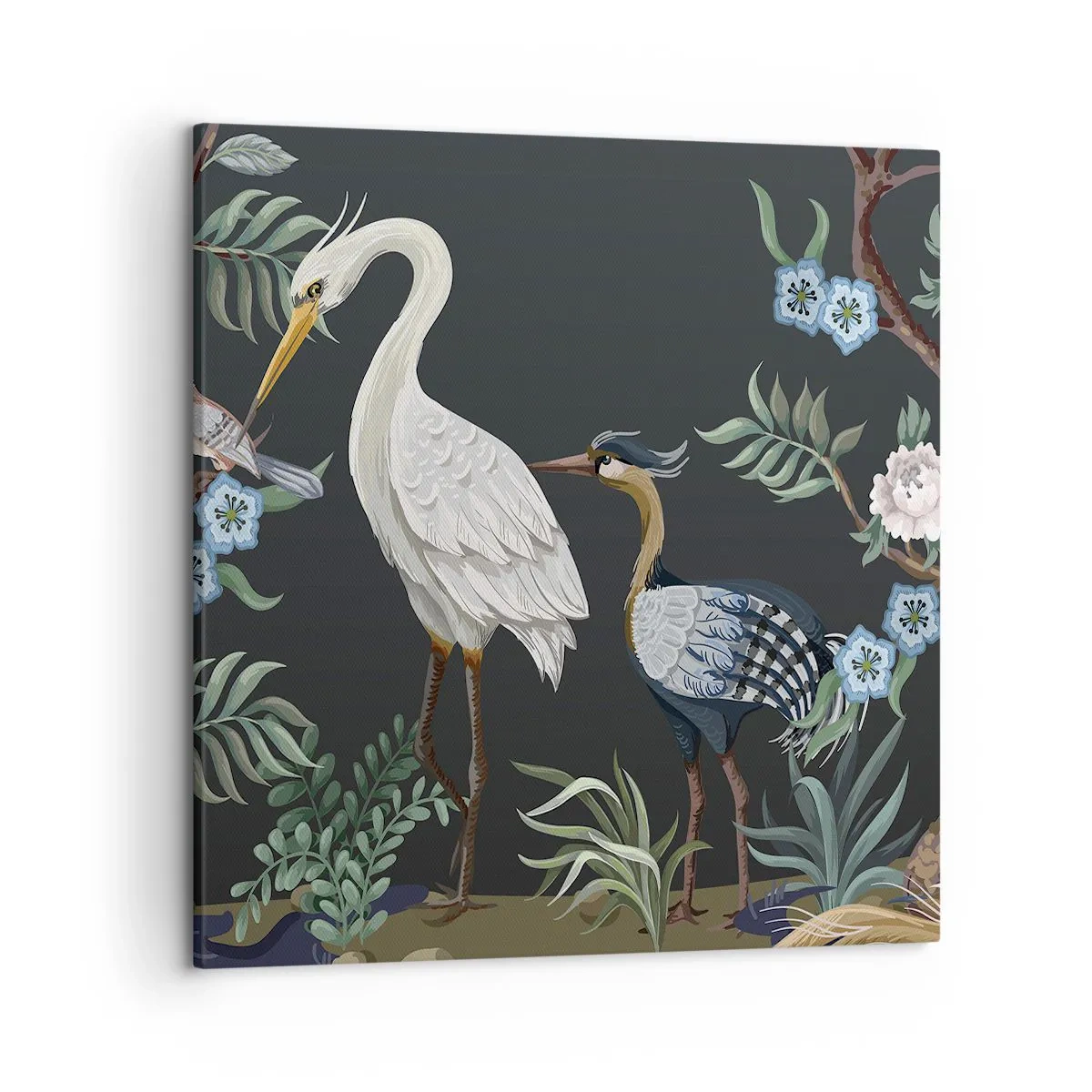 Impression sur toile - Image sur toile - Parade d'oiseaux - 50x50 cm