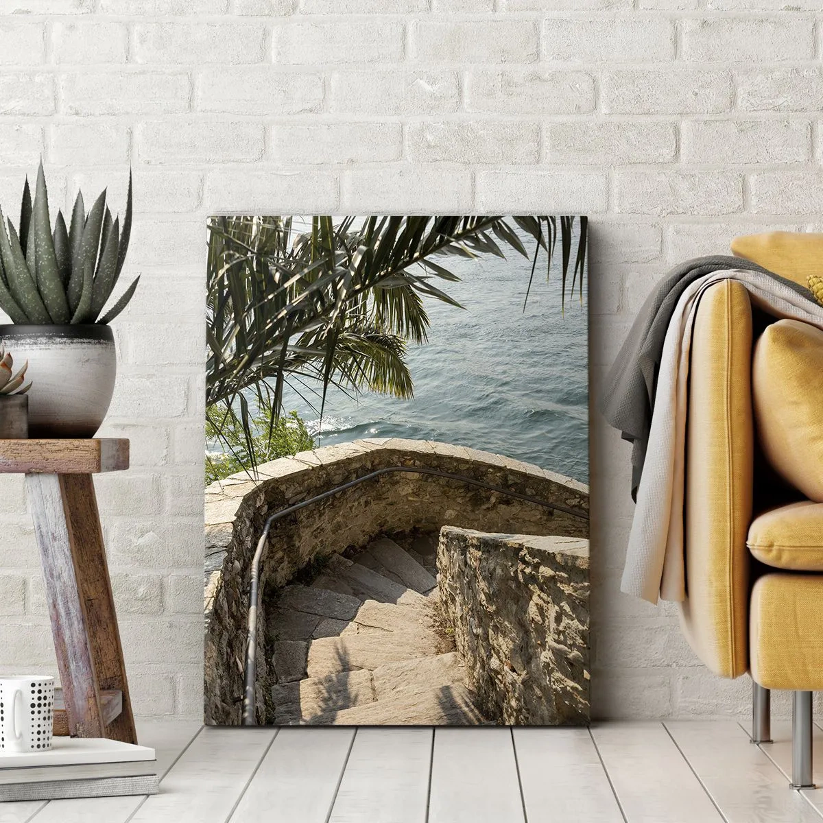 Impression sur toile - Image sur toile - Sous le soleil d'Italie - 65x120 cm