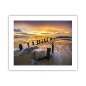 Affiche - Poster - La beauté brute de la mer Baltique - 50x40 cm