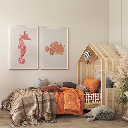 Ginger coral reef - Inspiration pour une chambre d'enfant
