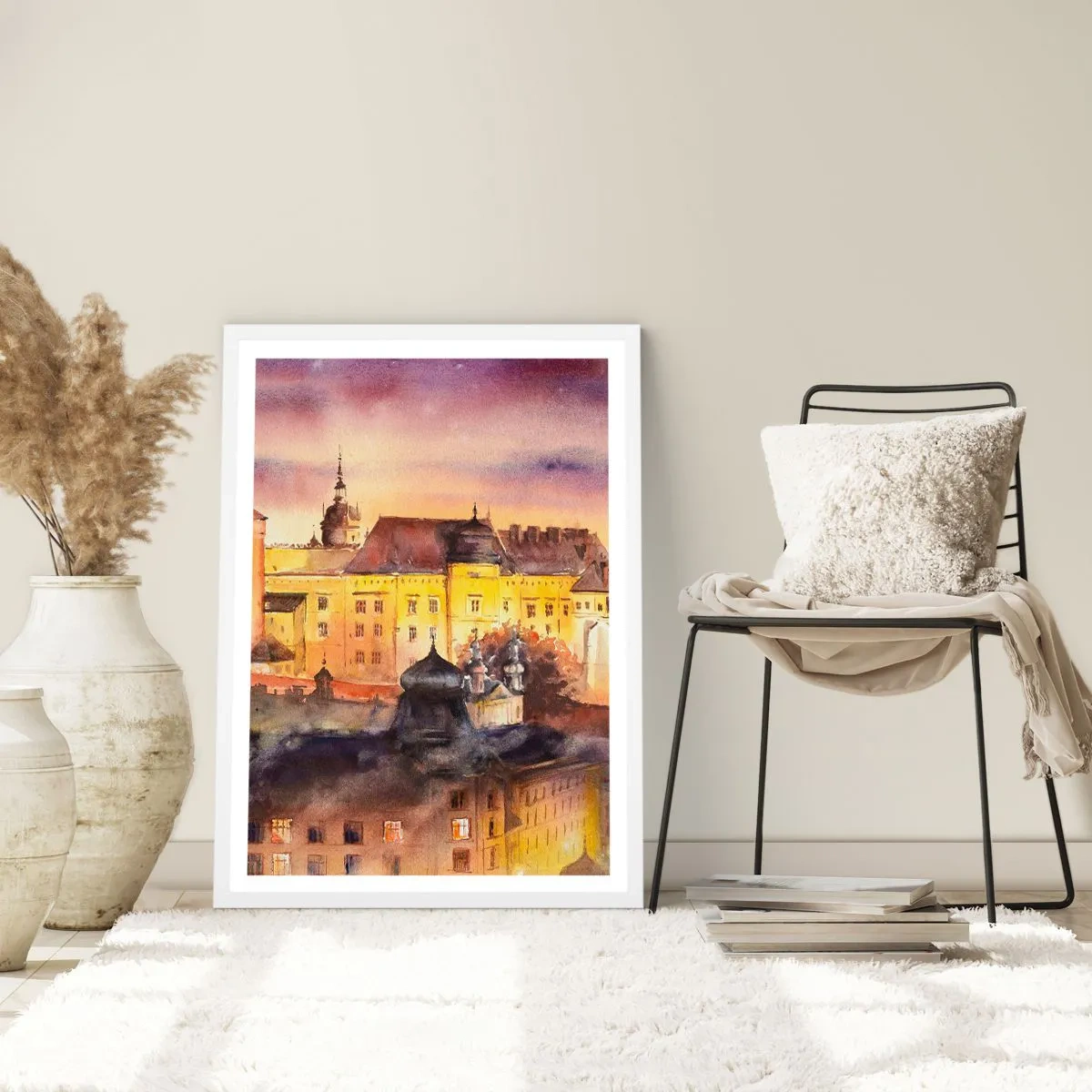 Affiche dans un cadre blanc - Poster - Histoire et conte de fées - 50x70 cm