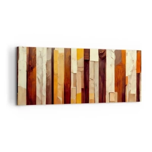 Impression sur toile - Image sur toile - Hymne des arbres forestiers - 100x40 cm