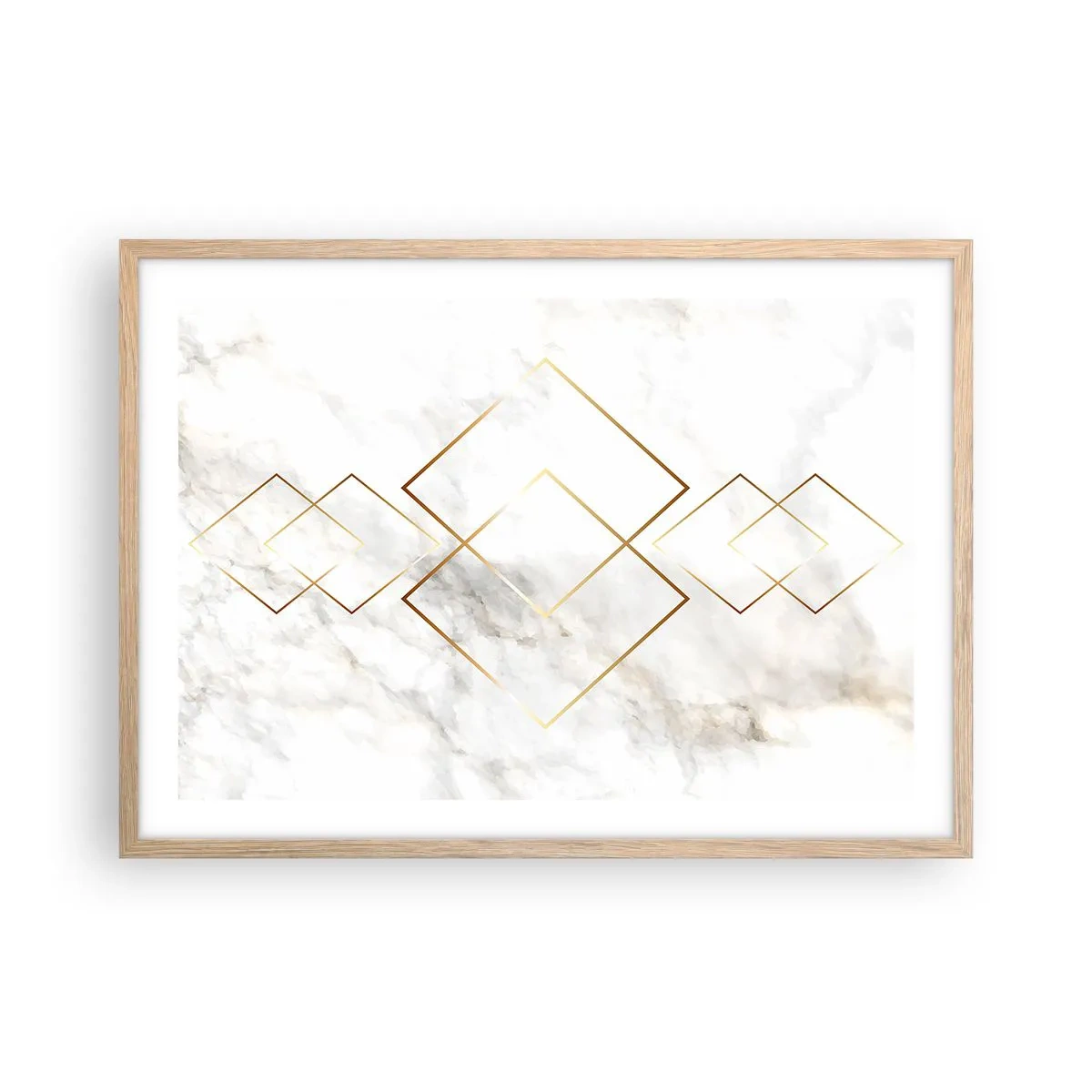 Affiche dans un chêne clair - Poster - Vue à l'infini - 70x50 cm