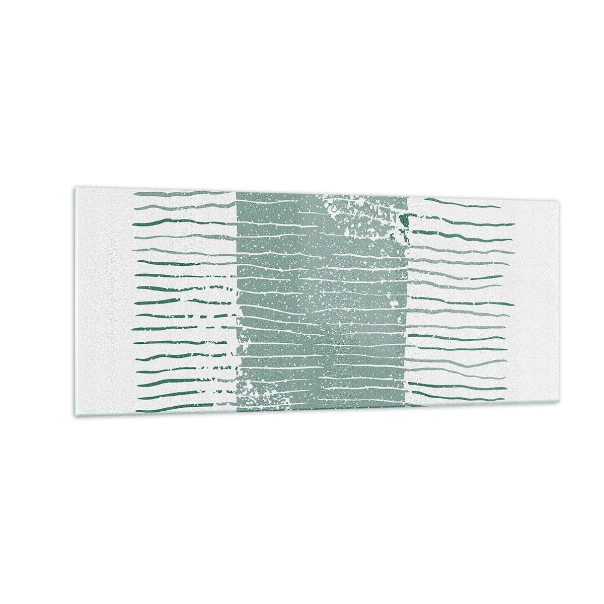 Impression sur verre - Image sur verre - Abstraction de la mer - 100x40 cm