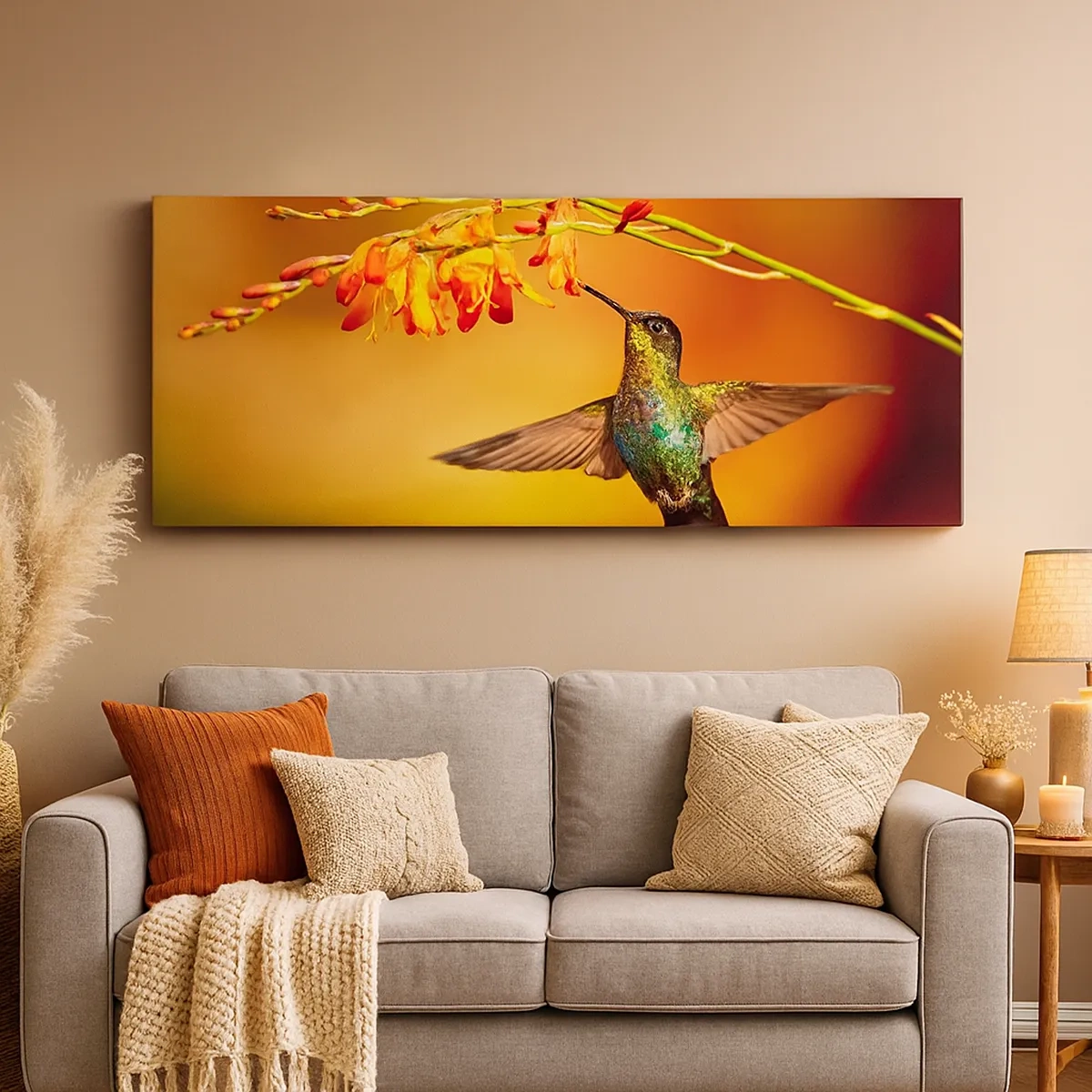 Impression sur toile - Image sur toile - Un messager de lumière selon les Mayas - 30x30 cm