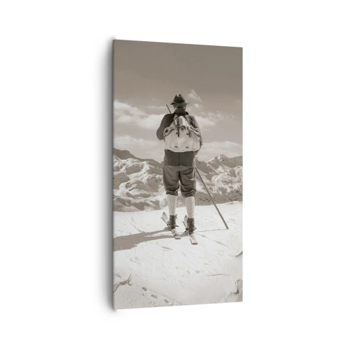 Impression sur toile - Image sur toile - Toutes les mêmes ces montagnes - 65x120 cm