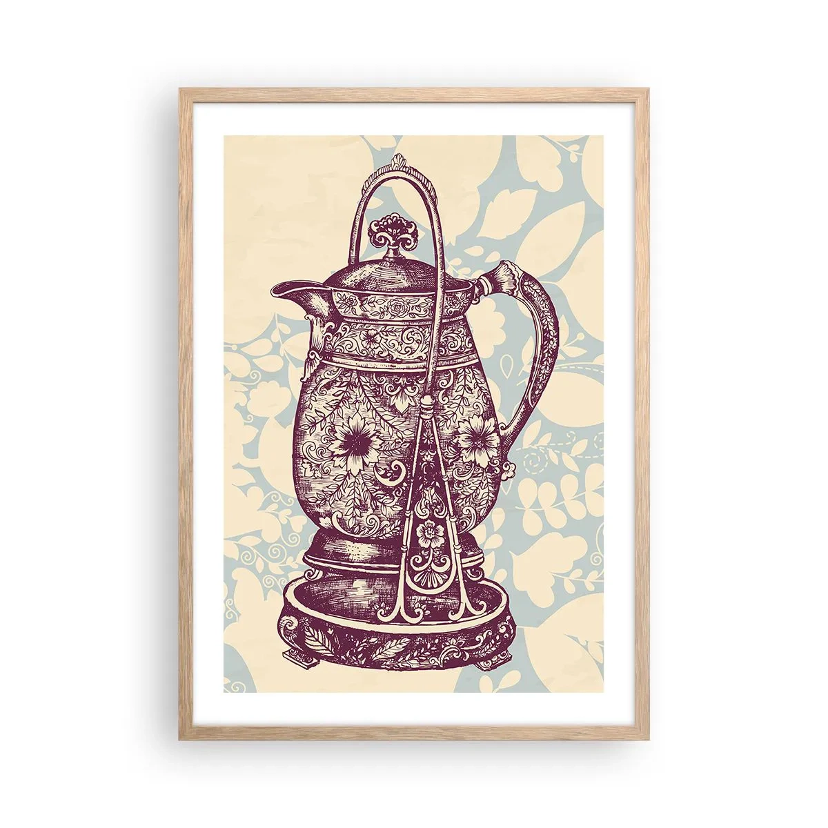 Affiche dans un chêne clair - Poster - La beauté du quotidien - 50x70 cm