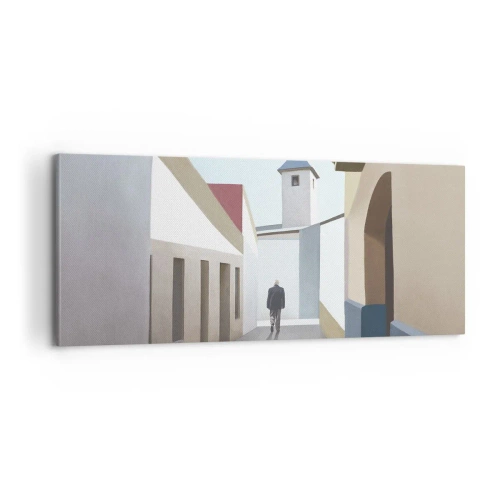 Impression sur toile - Image sur toile - Une promenade ensoleillée - 100x40 cm