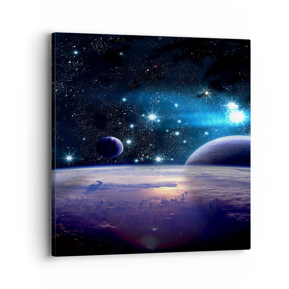 Impression sur toile - Image sur toile - Toujours seul? - 40x40 cm