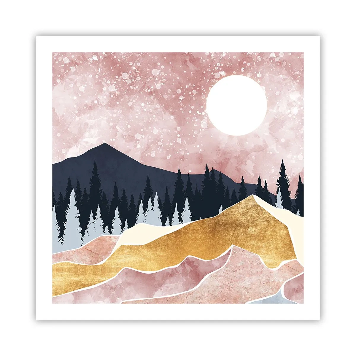 Affiche - Poster - Gardien de la nuit - 60x60 cm