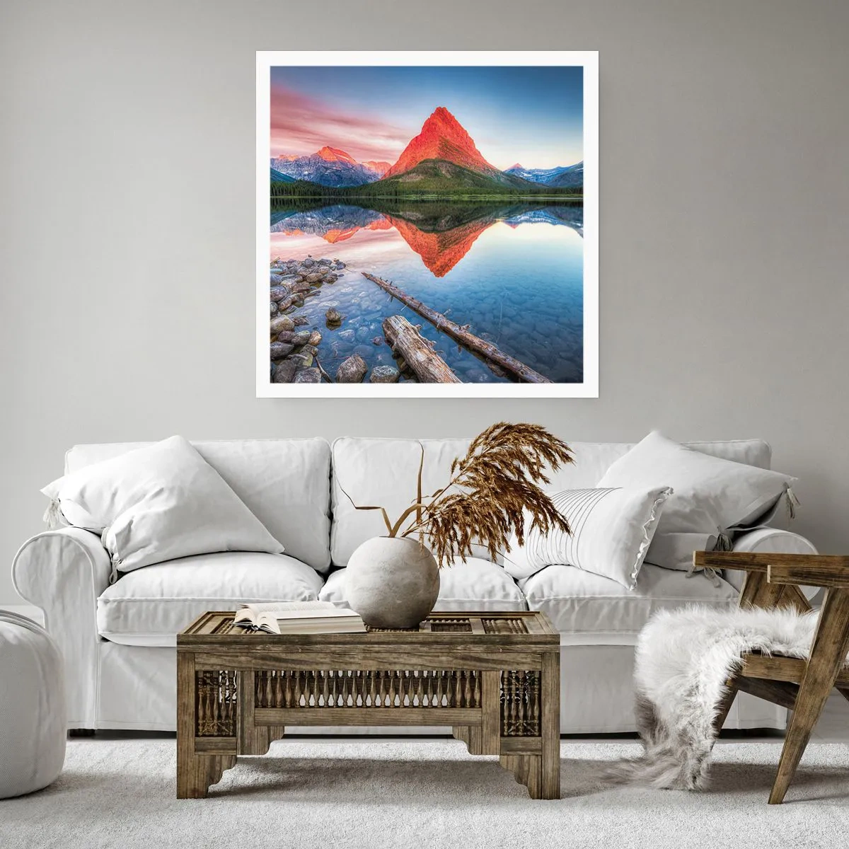 Affiche - Poster - Chaleur et fraicheur - 50x50 cm