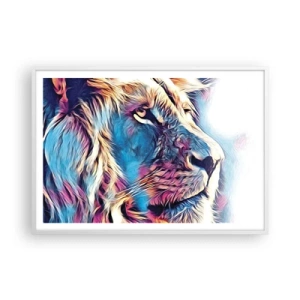 Affiche dans un cadre blanc - Poster - L'intelligence de la nature - 100x70 cm