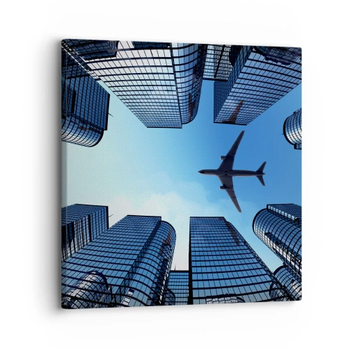 Impression sur toile - Image sur toile - La vue depuis le ravin de verre - 30x30 cm