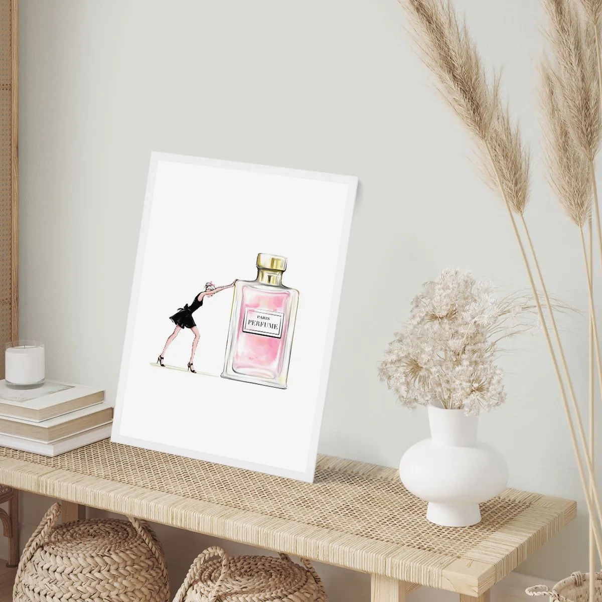 Affiche dans un cadre blanc - Poster - L'essence des femmes - 70x100 cm