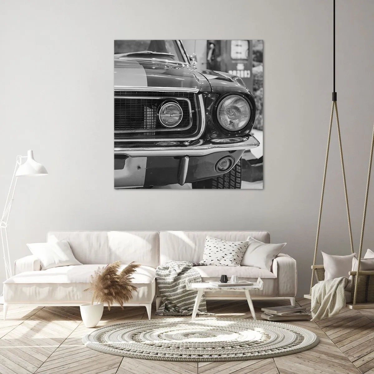 Impression sur toile - Image sur toile - Conduire dur - 50x50 cm