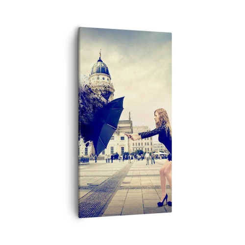 Impression sur toile - Image sur toile - Il y a un tel vent… - 55x100 cm