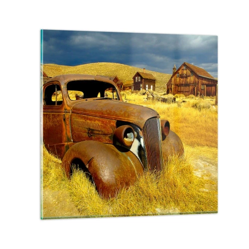 Impression sur verre - Image sur verre - Repos bien mérité - 70x70 cm