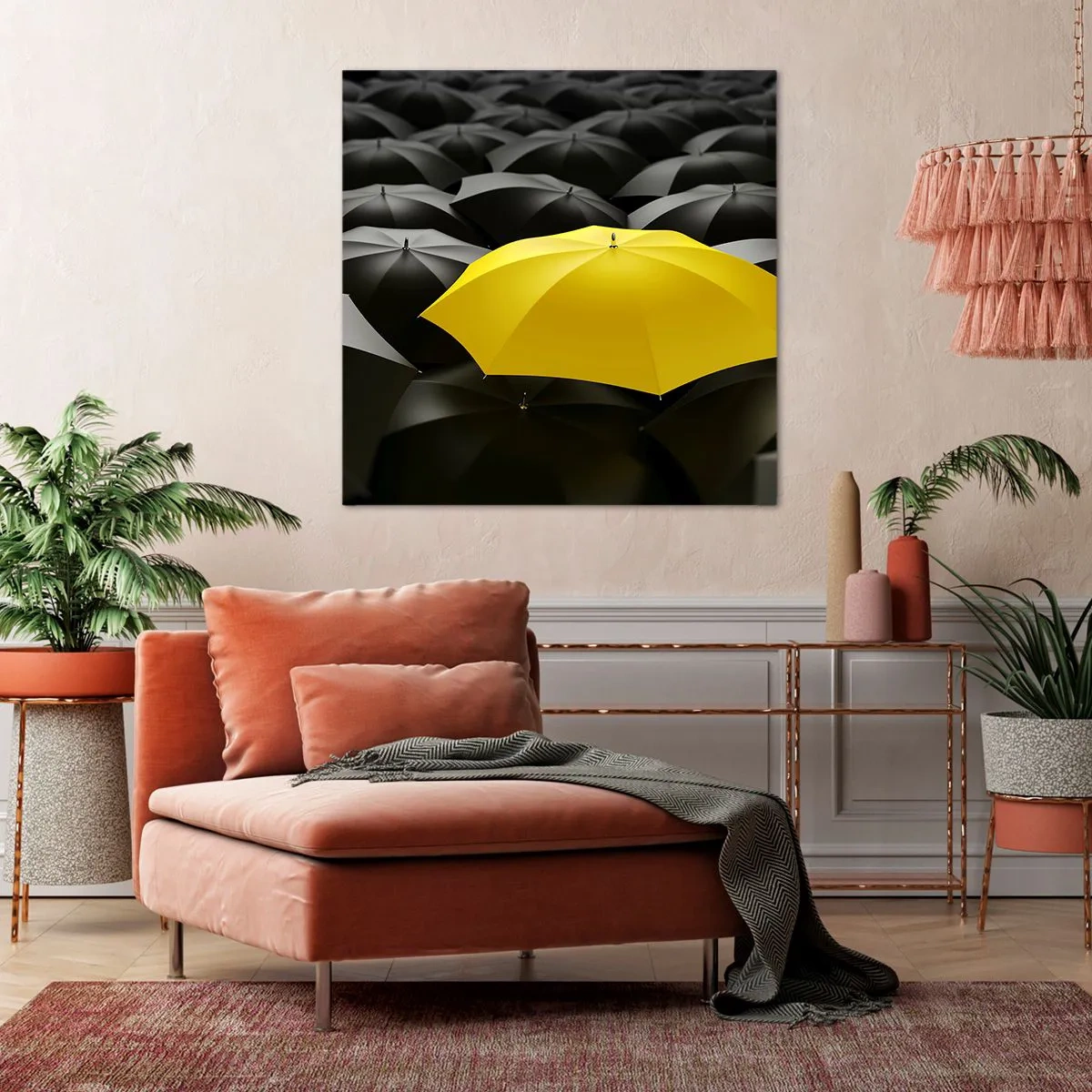 Impression sur toile - Image sur toile - Adieu chagrin - 40x40 cm