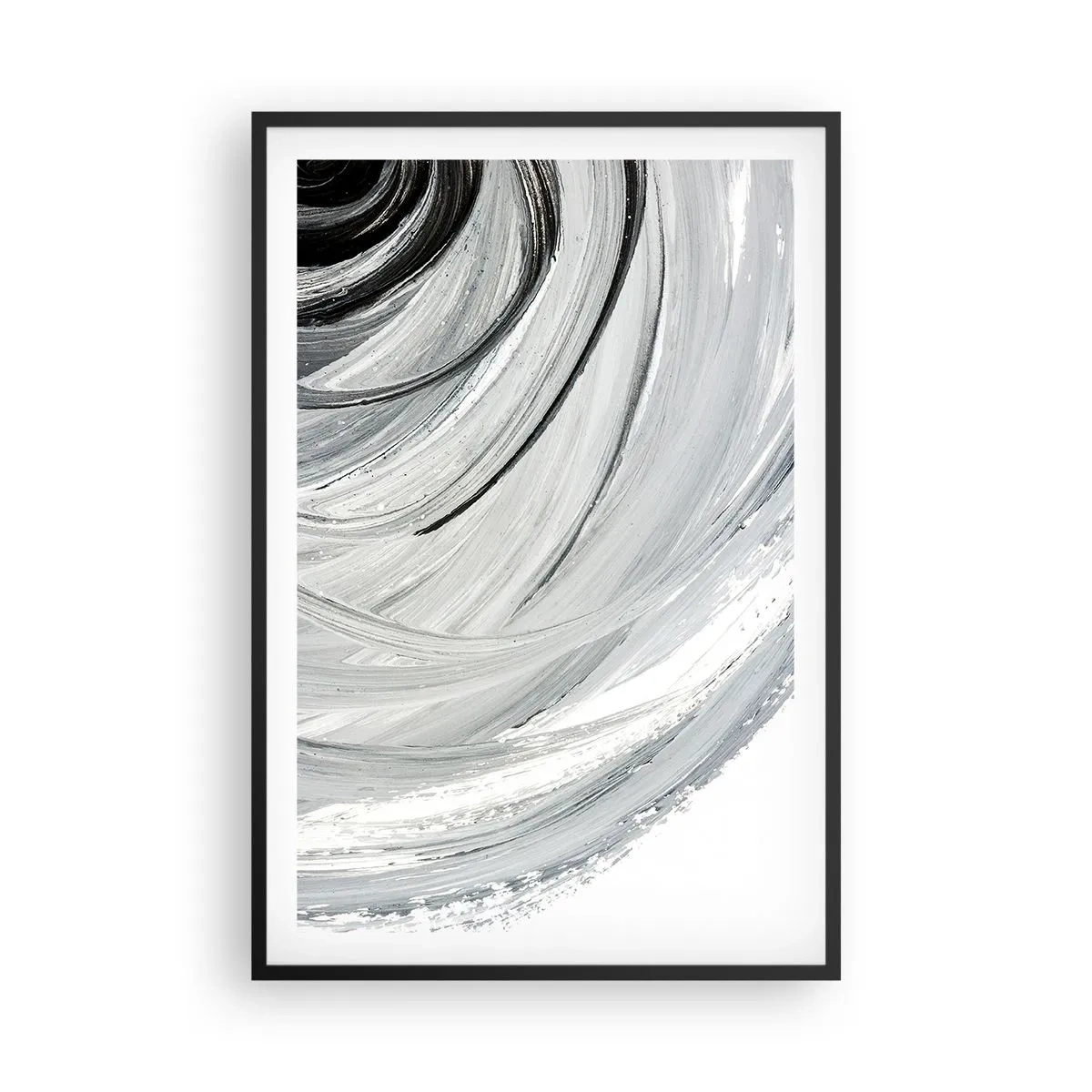 Affiche dans un cadre noir - Poster - Composition orbitale - 61x91 cm
