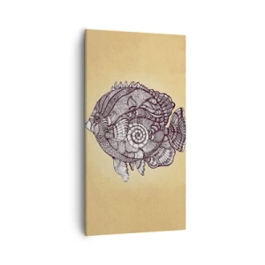 Impression sur toile - Image sur toile - D'un océan d'ornements - 55x100 cm