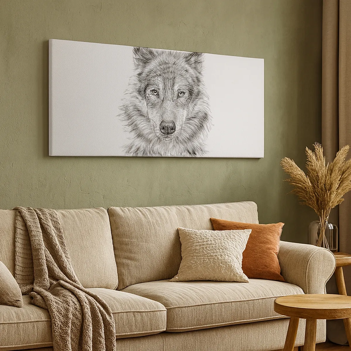 Impression sur toile - Image sur toile - Un leader né - 30x30 cm