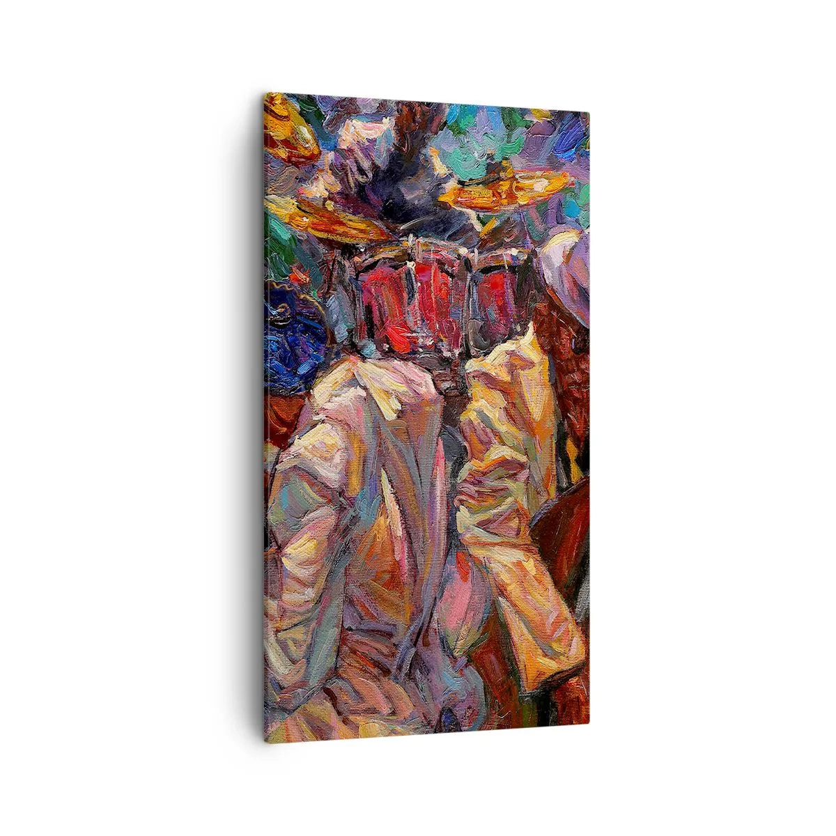 Impression sur toile - Image sur toile - Dans le même tempo - 45x80 cm