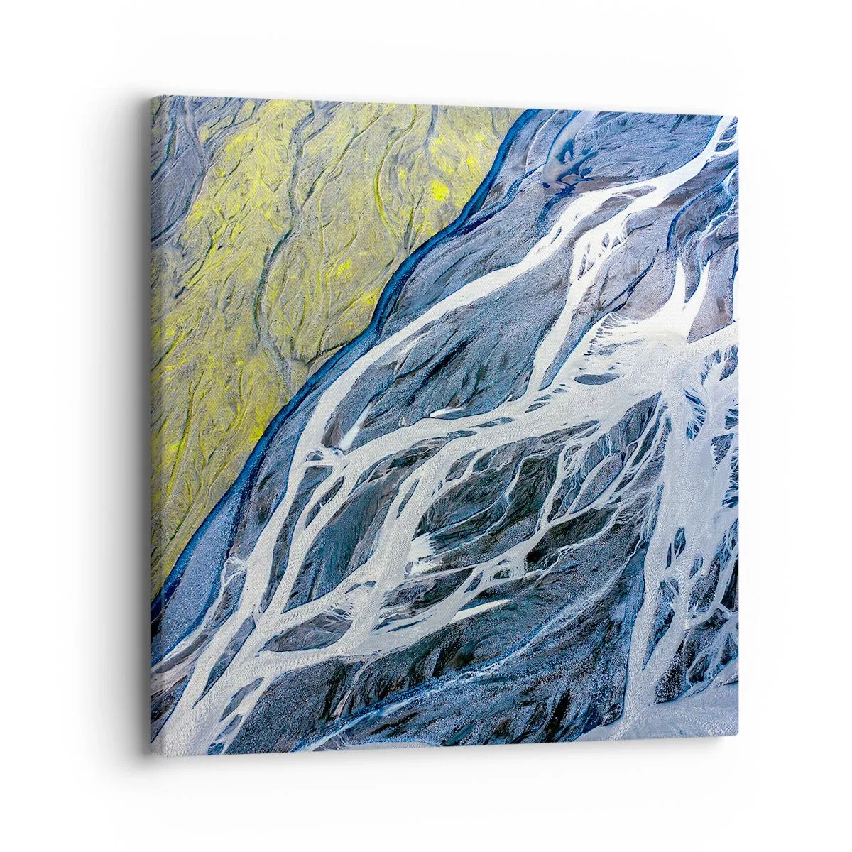 Impression sur toile - Image sur toile - Peintures rupestres de la nature - 30x30 cm