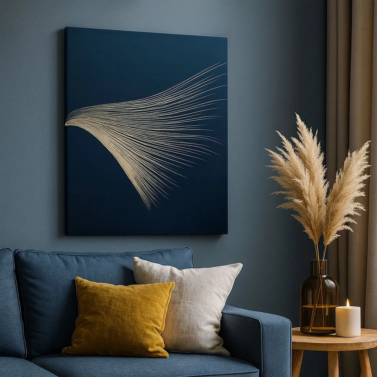 Impression sur toile - Image sur toile - Comme les cheveux d'un ange - 30x30 cm